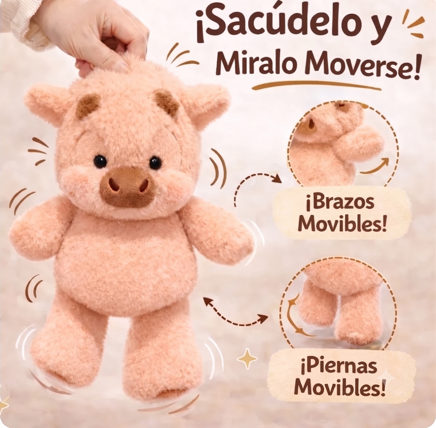 Peluche que corre